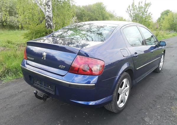 Peugeot 407 cena 11900 przebieg: 224000, rok produkcji 2005 z Ryki małe 631